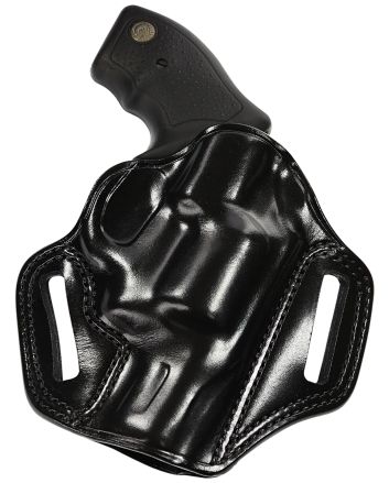 Galco CM270B Combat MasterOWB Black Leather Belt Slide Fits Browning Hi-Power/Springfield SA-35/Girsan MC P35/Match Right Hand