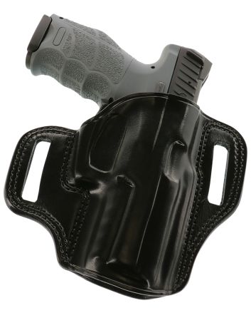 Galco CM854B Combat MasterOWB Black Leather Belt Slide Fits HK VP9 Right Hand