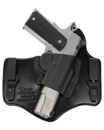 Galco KT870RB KingTuk Deluxe IWB Black Kydex/Leather UniClip Fits Sig P365/XL/5X Right Hand