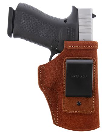 Galco STO858 Stow-N-GoIWB Natural Leather Belt Clip Fits S&amp;W M&amp;P 380EZ Right Hand