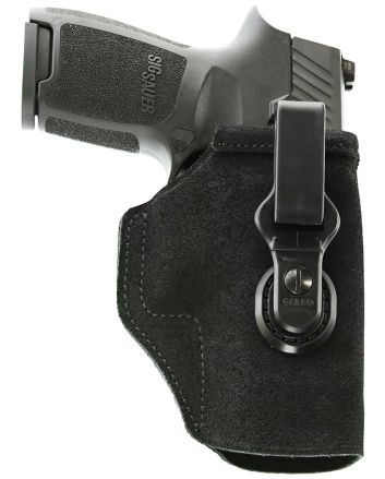 Galco TUC890B Tuck-N-Go 2.0 IWB Black Leather UniClip/Stealth Clip Fits Ruger Max-9 Ambidextrous