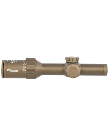 Sig Sauer Electro-Optics SOT61240 Tango6TFlat Dark Earth 1-6x24mm 30mm Tube Illuminated DWLR-556 Reticle