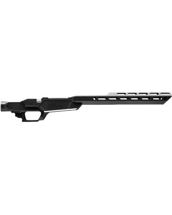 Sharps Bros SBC05 Heatseeker Rifle Chassis Stock 6061-T6 Aluminum w/Black Cerakote Finish, 14" M-Lok Handguard, Fits Ruger American Rifle Ranch Short Action