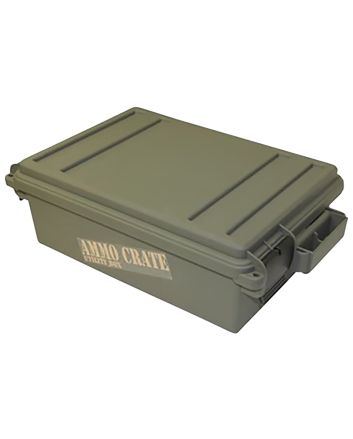 MTM Case-Gard ACR418 Ammo Crate Utility Box 12 Gauge Army Green Polypropylene