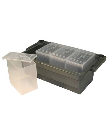 MTM Case-Gard SS2500 Shotshell Box12 Gauge Clear Polypropylene 4 Pack