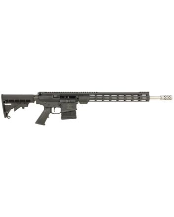 Great Lakes Firearms GL10308SSBLK AR-10308 Win 20+1 18" Stainless, Black Rec, M-Lok Handgaurd, Carbine Stock, A2 Grip, Muzzle Brake