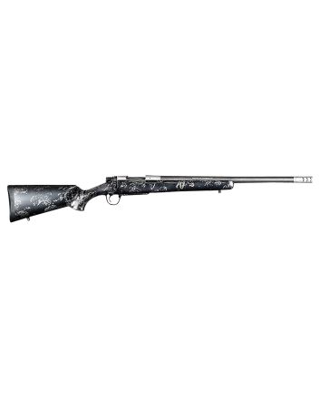 Christensen Arms 8010622200 Ridgeline FFT TI Full Size 6.5 PRC 3+1 20" Stainless Threaded Barrel, Drilled &amp; Tapped Aluminum Receiver, Black w/Gray Accents Fixed Sporter Carbon Fiber Stock, Right Hand