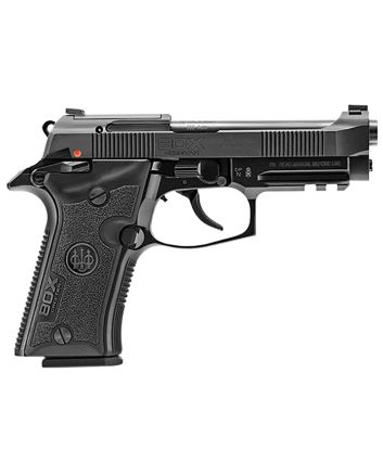 Beretta USA J80XBLK13 80X Cheetah 380 ACP 13+1 3.90" Black Optic Ready/Serrated Slide, Black Anodized Aluminum Frame w/Picatinny Rail &amp; Beavertail