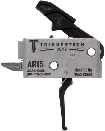 TriggerTech AH0TDB33NNF DutyFlat Trigger Two-Stage 3.50 lbs Draw Weight Fits AR-15