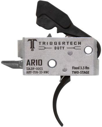 TriggerTech AHTTDB33NNC DutyCurved Trigger Two-Stage 3.50 lbs Draw Weight Fits AR-10