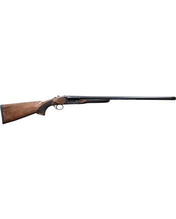 Pointer FT61228HT Side By Side12 Gauge 3" 2rd 28" Blued Barrel, Color Case Hardened Rec, Fixed Walnut Stock, Bead Sight, 5 Chokes