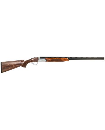 Fausti Usa, Inc 15403 Caledon410 Gauge 3" 2rd 26" Blued Barrel, Engraved Stainless Rec, Wood Laser Grain Stock, Metallic Bead Sight