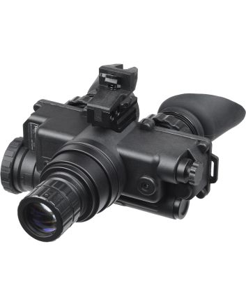 AGM Global Vision 12W7P122153211 Wolf-7 PRO NL1 Night Vision Goggles Black 1x 27mm, Generation 2+ Level 1, 45-54 lp/mm Resolution, Green Filter