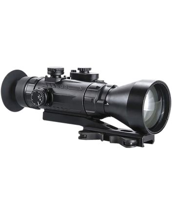 AGM Global Vision 15WP4423474111 Wolverine Pro-4 3APW Night Vision Rifle Scope Matte Black 4x70mm Gen 3 Auto-Gated White Phosphor Illuminated Red Chevron w/Ballistic Drop Reticle