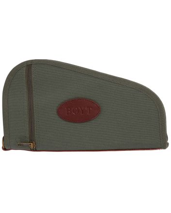 Boyt Harness PP41OD Heart-Shaped Pistol Case OD Green Canvas Holds Handgun