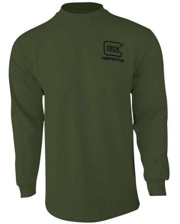 Glock AP96070 Born In AustriaMilitary Green Pre-Shrunk Cotton Long Sleeve 3XL