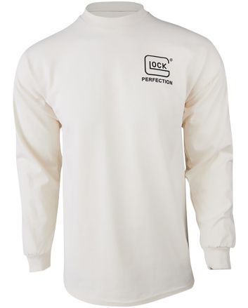 Glock AP96071 Born In AustriaTan Pre-Shrunk Cotton Long Sleeve Small