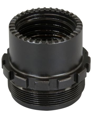 Yankee Hill 3060 Phantom QD Adapter 1-3/8"-24 tpi, Black Stainless Steel