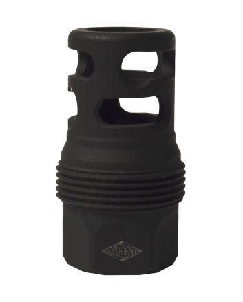 Yankee Hill 4445MB24 sRx Q.D. Muzzle Brake Short Black Phosphate Steel with 5/8"-24 tpi for sRx Adapters
