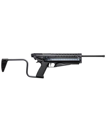 Kel-Tec R50BLK R505.7x28mm 50+1 16.10" Threaded Barrel, Black Receiver &amp; Polymer Grip, Side-Folding Stock, Adjustable Sights, QD Sling Mount