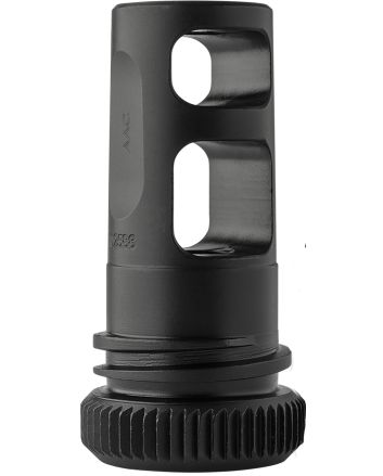 ADVANCED ARMAMENT COMPANY 64132 Blackout Muzzle Brake 22 Cal 1/2"-28 tpi, Black Steel, for AAC 51T Suppressors
