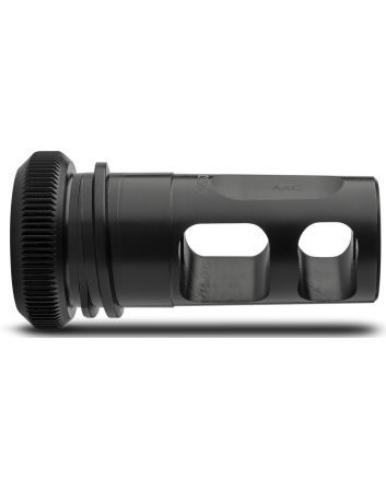 ADVANCED ARMAMENT COMPANY 64133 Blackout Muzzle Brake 30 Cal 5/8"-24 tpi, Black Steel, for AAC MK13-SD Suppressors