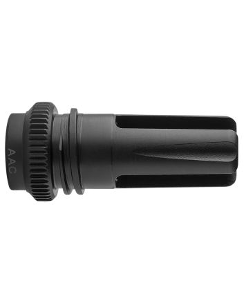 ADVANCED ARMAMENT COMPANY 64141 Blackout Flash Hider22 Cal (6.56mm) 1/2"-28 tpi, Black Steel, for AAC 51T Suppressors