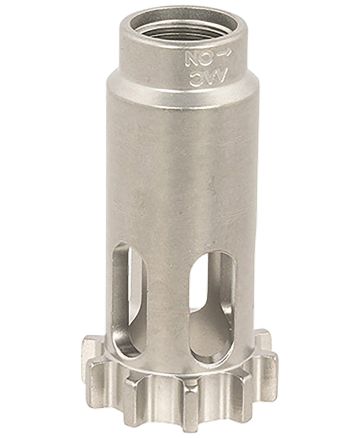 ADVANCED ARMAMENT COMPANY 65001 Ti-Rant Piston Conversion1/2"-28 tpi, Stainless Steel, for Ti-Rant 9m HD &amp; 45
