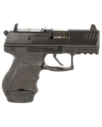 Langdon Tactical Tech LTTDP30SKFTJRDO P30SKCompact Frame 9mm Luger 10+1 13+1 3.30" Black Steel Barrel, Black Optic Cut/Serrated Steel Slide, Black Polymer Frame w/Picatinny Rail, Black Polymer Grip