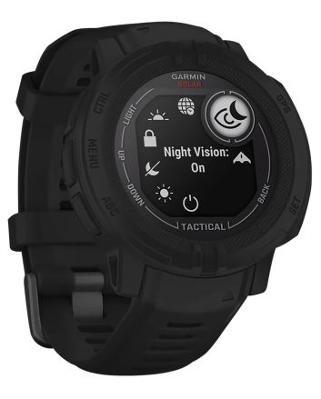 Garmin 0100262713 Instinct 2 Solar Tactical Edition GPS/Smart Features 32MB Memory Black Size 45mm Compatible w/iPhone/Android