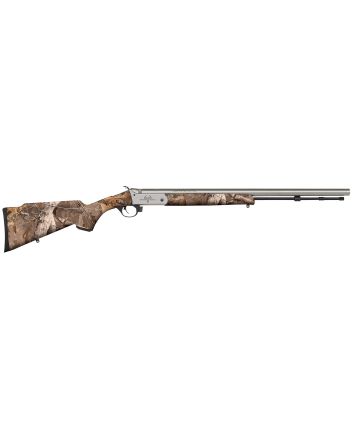 Traditions R721108432 Buckstalker XT 50 Cal 209 Primer 24", Stainless Cerakote Barrel/Rec, Next Wyld Camo Synthetic Stock