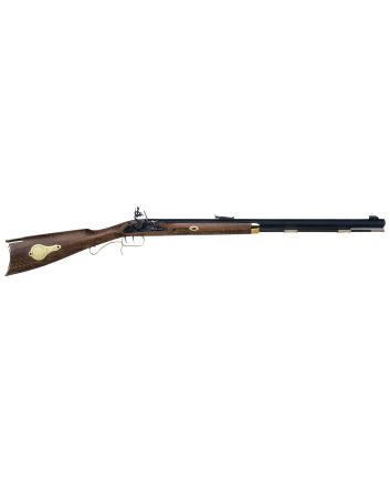 Traditions R2390801 Hawken Woodsman50 Cal Flintlock 28" Octagonal, Blued Barrel/Rec, Hardwood Stock, Double Set Triggers, Brass Accents, Adjustable Sight