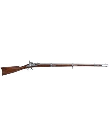 Traditions R186100 1861 Springfield58 Cal Percussion 40" Stainless Round Barrel, Oiled Walnut Stock, Fixed Front Sight, Adjustable Rear Sight