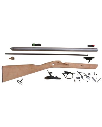Traditions KRC53008 Deerhunter50 Cal Percussion 24" Natural Stainless Octagon Barrel Unfinished Hardwood Stock Sidelock Action Lite Optic Sights