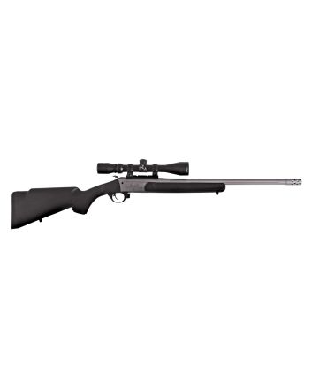 Traditions CR9-451130T Outfitter G3 Takedown 450 Bushmaster 1rd 22", Stainless Cerakote Barrel/Rec, Black Synthetic Stock, Muzzle Brake, 3-9x40mm BDC Scope