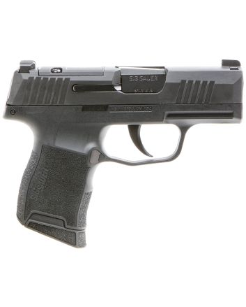 Sig Sauer 3659BXR3P P365 BXR Micro-Compact 9mm Luger 10+1 3.10" BlackBarrel, Black Nitron Optic Ready/Serrated Slide, Black Polymer Grips