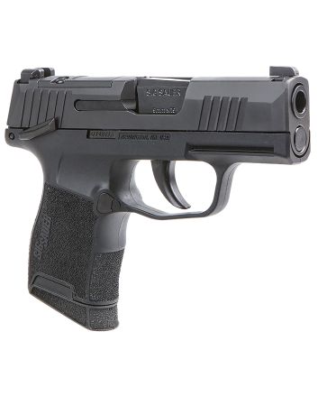 Sig Sauer 3659BXR3PMS P365 BXR Micro-Compact 9mm Luger 10+1, 3.10" Black Steel Barrel, Black Nitron Optic Ready/Serrated Slide, Black Stainless Steel Frame w/Picatinny Rail, Black Polymer Grips