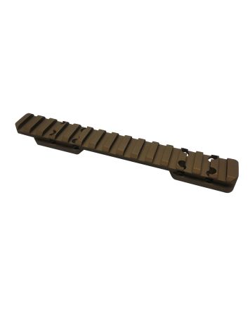 Talley P00SB735 Browning X-Bolt Smoked Bronze Picatinny RailShort Action 0 MOA