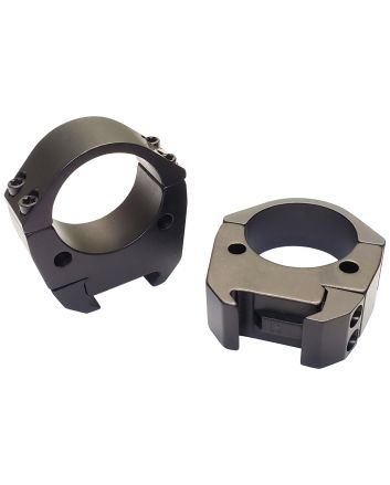 Talley TMS35L Modern SportingBlack Anodized Aluminum 35mm Tube Low Picatinny Rail 0 MOA