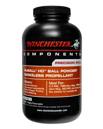 Winchester Powder STABALLHD1 Staball HD Rifle Powder 1LB