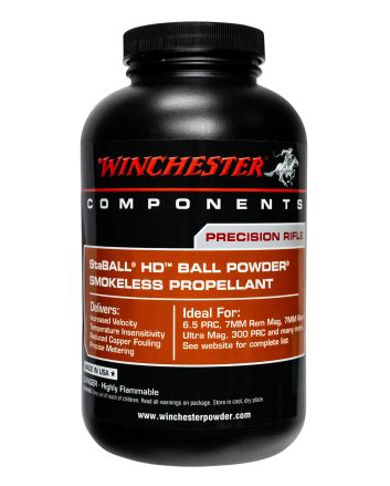 Winchester Powder STABALLHD8 Staball HD Rifle Powder 8LB