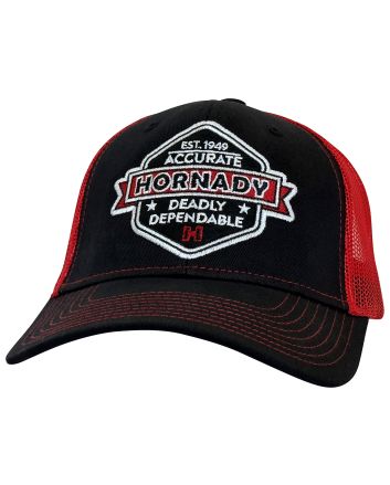 Hornady Gear 30200 Hornady Banner Black Hornady Patch