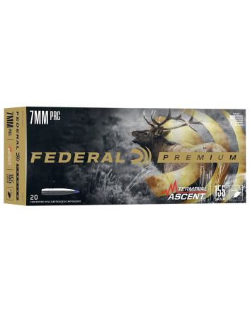 Federal P7PRCTA1 Premium Terminal Ascent 7mmPRC 155gr 20 Per Box/10 Case