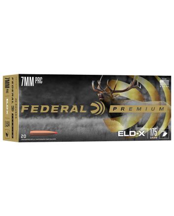 Federal P7PRCELDX1 Premium ELD-X 7mmPRC 175gr 20 Per Box/10 Case