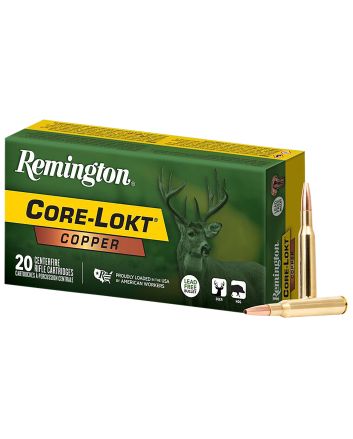 Remington Ammunition R27856 Core-Lokt Copper 243Win 85gr Copper Hollow Point 20 Per Box/10 Case