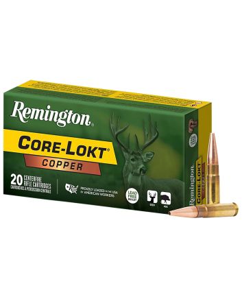 Remington Ammunition R27857 Core-Lokt Copper 300Blackout 120gr Copper Hollow Point 20 Per Box/10 Case