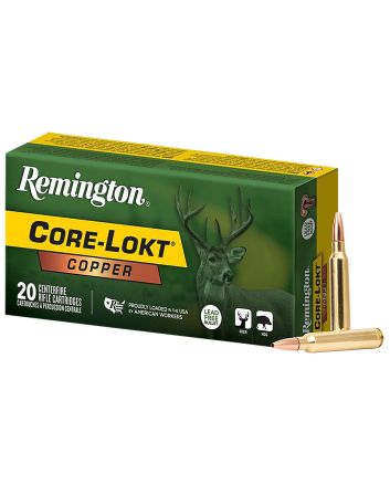 Remington Ammunition R27858 Core-Lokt Copper 300WinMag 180gr Copper Hollow Point 20 Per Box/10 Case