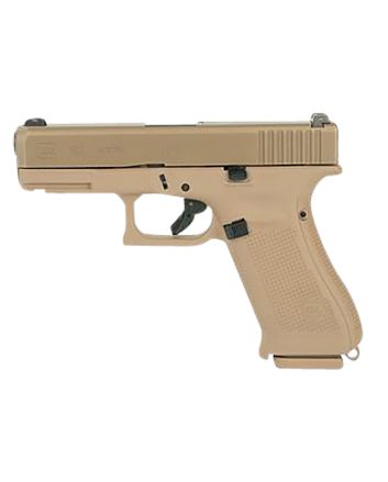 Glock UX1950701 G19XCompact 9mm Luger 17/19/24/31/33+1 4.02" Black Glock Marksman (GMB) Barrel, Coyote Brown Cerakote Slide &amp; Frame, Coyote Brown Textured Polymer Grips