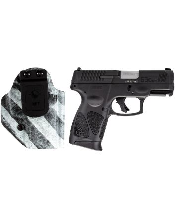 Taurus 1G3C931CK7 G3CCompact Frame 9mm Luger 12+1 3.26" Matte Stainless Steel Barrel, Matte Black Tenifer Serrated Steel Slide, Black Polymer Frame w/Picatinny Rail, Black Polymer Grip, Right Hand