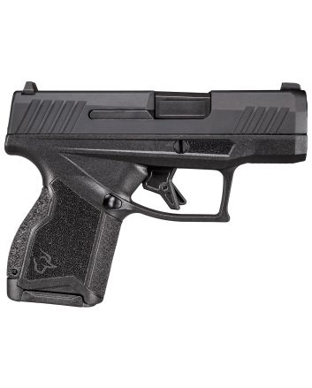 Taurus 1GX4M93110CK7 GX49mm Luger 10+1 3.06" Satin Black DLC Steel Barrel, Black Nitride Serrated Slide, Black Polymer Frame w/ Interchangeable Backstrap Grips Includes B&amp;W US Flag Holster